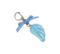 Tkidplw Sweet Charm - Llavero de ala de ángel con colgante de aleación japonesa para mujeres y niñas, para uso diario, azul, Talla única
