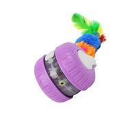 Tkidplw Teaser eléctrico con activación automática, juguete interactivo para felinos, ejercicio en interiores y entretenimiento, recargable por USB, para gatos