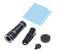 Tkidplw Teleobjetivo de aumento profesional para teléfonos inteligentes, equipo de fotografía al aire libre con diseño de clip de liberación rápida, lente de cámara de teléfono de largo alcance