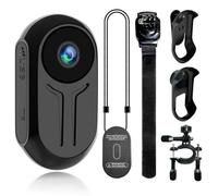 Tkiplay Cámara de acción deportiva para el pulgar, FHD 1080P magnética, mini cámara corporal con audio, pequeña cámara de vlogging POV con visión nocturna, grabación en bucle, accesorios