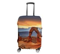 TKJMCSW Arches National Park - Funda de equipaje aprobada por la TSA, fundas elásticas y lavables, antiarañazos, funda protectora para maletas de viaje de 19 a 30 pulgadas, White, L