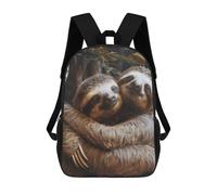 TKJMCSW Mochila de dos perezosos para mujeres y hombres, mochila para laptop de 17 pulgadas, mochila casual de mano, mochila impermeable negra, mochila de trabajo, viajes, computadora