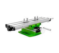 TkkMivcOC Mesa de Fresado en Cruz Multifunción, Mesa de Trabajo Fresadora X-Y, Mesa Deslizante Ajustable con Escala & Mandíbulas Fijas, para Mini Taladros de Mesa, Taladros Eléctricos
