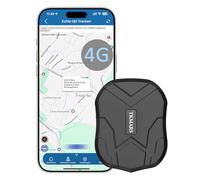 TKMARS 4G Localizador GPS para Coche con Tarjeta SIM, Batería 5000mAh, Magnético Antirrobo Rastreador GPS Funciona vía App/Plataforma Web, Varios Modos de Alarma Apto para Coches Camiones, 4G TK905E