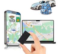 TKMARS Localizador GPS 4G Mini Sin Suscripción, Seguimiento en Tiempo Real, Imán Fuerte, IP65, App Gratuita, Antirrobo para Coche y Moto