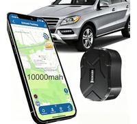 TKMARS Localizador GPS sin Suscripción TK905B para Coche - 10000 mAh, 160 Días en Espera, Alarmas Múltiples, IP65 Impermeable, Fuerte Magnético con App
