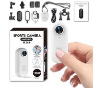 TKMARS Mini Action CAM 1080P Moto - Cámara fotográfica Sumergible con WiFi, magnética, Agua Resistente, Clip portátil, Bodycam para Moto, Cuba, Senderismo, Animales domésticos