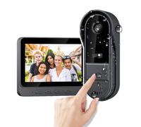 TKMARS Timbre Inalámbrico con Cámara 1080P Exterior IP67 Impermeable, Videoportero con Pantalla IPS 4.3, Video Portero Automatico Ángulo de Visión 170°, Video Doorbell para Hogar, Sin WiFi ni App
