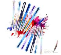 TKNIBEEN 6 PCS Multicolor Pen, 4-in-1 18 Colors, Nurse Pens, Multi Color Pens, Multicolor Gel Pen in One, for Servers, Book Annotation Kit & Creative Writing (12pcs)