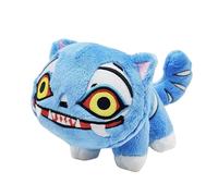 TKNIBEEN Derpy Tiger Plush, Derpy Tiger Plush Keychain, Demon Hunters Plushs, Decorative Accessory for Backpacks, Purse, Keys (7.9x5.1 inches Without keychain)