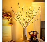 TKNIBEEN Privilegew LED Branch Light, Lighted Branches for Vases, Lighted Branches, LED Branchs Lights, 27.6 Inch 20 LEDs for Home Romantic Decoration, Warm White (1pcs)