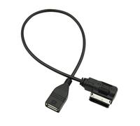 TKSE Adaptador de Cable MP3, Cable de Carga USB, Interfaz de Música AMI MMI AUX Adaptador, Adaptador de Cable MP3 Cable para Au-UDI A3 S4 A5 S5 A6 S6 A7 A8 Q5 Q7 R8