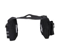 TKSE ATV Bolsa Depósito Alforja Impermeabilización Tira Reflectante Ajuste Universal Bolsa De Almacenamiento De Tanque De Gas Bolsa De Carga para UTV Moto De Nieve Motocicleta Negr