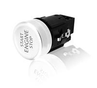 TKSE Botón de Parada de Arranque del Motor, Interruptor de Parada de Arranque del Motor de Automóvil 5G1959839A 5Q1959839 5GG959839 Interruptor de Encendido Redondo para V//W VII