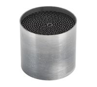 TKSE Catalizador De Tubo De Escape De Motocicleta, Catalizador De Silenciador De Escape Medio Delantero De Acero Inoxidable Universal Para Moto(53 * 50mm)