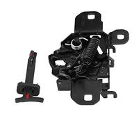 TKSE Cerradura de Capó, Pestillo de Capó, Juego de Manija de Captura Y Tirador Cerradura de Pestillo de Captura de Capó con Manija de Tracción para Bora Golf IV, OE - 1J0 823 509E