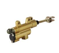 TKSE Cilindro Maestro de Freno Trasero, Aluminio de Bomba de Cilindro Maestro de Freno de Pie Trasero Apto para Dirt Pit Quad Bike Sportbike ATV y la Mayoría de Las Motocicletas