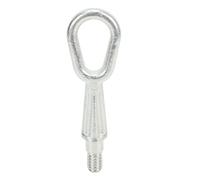 TKSE Gancho de ojo de remolque 72157070643 Perno de bucle roscado de repuesto de acero forjado resistente para 1 3 5 6 7 Serie X3 X5 X6 Z4 MINI Tamaño de rosca compatible Ajust