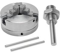 TKSE Mandril de Tres Mandíbulas,Autocentrado Torno Chuck,Micro Torno Chuck,Mandril de 3 Mordazas,M12*1 Portabrocas de Mano,Herramienta Eléctrica para Mini Mandriles de Torno