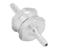 TKSE No Return One -way Válvula de Retención Aleación de Aluminio Universal para Gasolina de Gasolina Agua (4 mm)