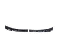 TKSE Protector de acero inoxidable para el umbral trasero del maletero que reduce los rayones y el desgaste Carga de equipaje para el modelo 3 Highland 2024 A prueba de golpes A pr (Seda negra