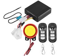 TKSE Sistema De Alarma para Motocicleta, Sistema De Seguridad Antirrobo Inalámbrico Universal para Motocicleta De 12 V con 2 Controles Remotos Sensibilidad De 1 A 5 Niveles Ajustable para Motocicleta