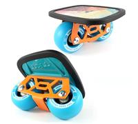 TKT Freeskates de Placa de Aluminio - Skillful Free Skates Split Skateboard - Rodamientos de Gama Alta con Ruedas de Poliuretano