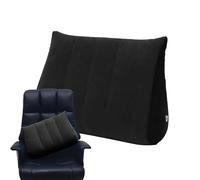 Tktouci Almohada inflable de cuña, almohada inflable portátil para camping, posicionador corporal, cojín lumbar de lectura para el hogar, camping, yoga, escuela, lectura, playa, coche, elevación de