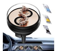 Tktouci Ambientador Rotatorio para Coche | Renovador de Aire Interior por Ventilación Natural | Ambientador Dragón Dinámico Multiusos para Habitación Cocina Dormitorio