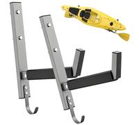 Tktouci Colgador De Kayak,2 Piezas Gancho Soporte Multiusos para Garaje Capacidad 90 Kg - Soporte Almacenamiento Tablas Surf | para Interior Exterior Hogar Cobertizo Apartamento Canoa Escalera