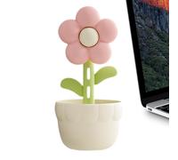 Tktouci Humidificador con Forma de Flor, 300 ml Portátil con Luz Nocturna Humidificadores, Suministros de Cuidado Saludable con Niebla Silenciosa Apagado Automático para Guardería y Habitación