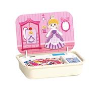 Tktouci Juguete De Puzzle Magnético,Juego De Mesa Puzzle De Madera Magnético con Caja De Almacenamiento,Juguete De Aprendizaje Preescolar para Edades 3-6 | Niños Niñas