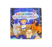 Tktouci Libros Interactivos con Sonidos | Libros De Lectura De Palabras En Inglés De Animales con 15 Canciones - Juguete Educativo para Niños Y Niñas Desarrollo del Lenguaje Estimulación Sensorial