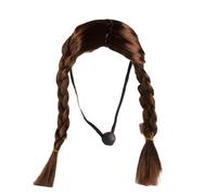 Tktouci Peluca de de Perro,Peluca de Cosplay para Perros - De Gato Trenza Doble Larga - Disfraces Divertidos para Perros y para pequeños, medianos y Grandes, Falso para para