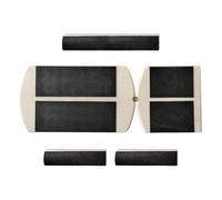 Tktouci Tabla de Equilibrio para Tobillo, Entrenador de Estabilidad Podal, Tablero de Equilibrio de Tobillo Portátil de Madera para Fitness Yoga Pilates, Entrenamiento en Casa Ejercicio Gimnasio