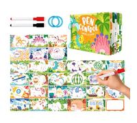 Tktouci Tarjetas De Entrenamiento Para El Control Del Lápiz - Ejercicios De Escritura Borrables | Libro De Tarjetas De Entrenamiento De Control Del Lápiz Infantil,Para Niños De 2 A 6 Años, Para Uso En