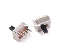 TKUONE 100 interruptores de palanca SS22D07 2P2T, 6 pines, DPDT, manija vertical, 4 mm de alto, SS22D07VG4
