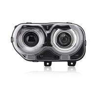 Tkxvcejv Faro Delantero para Dodge para Challenger SE R/T 2015-2022 Faros Delanteros con Proyector LED DRL Accesorios para Faros Delanteros Doble Haz Juego De Faros(Izquierda)