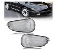 Tkxvcejv Faro Delantero para Dodge para Stealth 1991-1993 Sin Bombilla/Enchufe Carcasas De Luz Señal Giro Marcador Lateral De Esquina Delantera Juego De Faros(A)