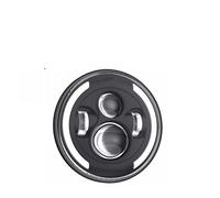 Tkxvcejv Faro Delantero para Ford para F 150 1976 para Mustang 1965-1978 Faros De Coche Led 7 Pulgadas Faro Todoterreno 60W Luz De Trabajo 12V 24V Juego De Faros(1 X Black Light K)