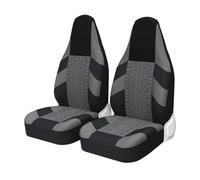 Tkxvcejv Fundas Asientos Coche para Mazda para MICROCAR 2 X Fundas para Asientos De Automóvil Estilo Neumático Cubo(Gray 2 Piece)