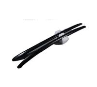 Tkxvcejv para Macan 2014 2015 2016 2017 2018 Barras portaequipajes automóvil Barras Superiores Caja riel Portaequipajes Techo Riel Equipaje Baca portaequipajes Coche(Negro)
