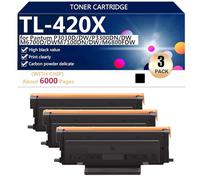 TL-420X Cartucho de Tóner Compatible para Pantum P3010D P3010DW P3300DN P3300DW M6700D M6700DWM 7100DN 7100DW M6800FDW Impresoras, Impresión de Alto Volumen,Black-3 Pack