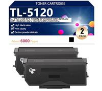 TL-5120 Cartucho de Tóner de Alto Rendimiento para PANTUM BP5100DN BP5100DW BM5100ADN BM5100ADW BM5 100FDN BM5100FDWW Impresoras ,Black-2 Pack