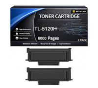 TL-5120H - Cartucho de tóner con chip compatible con Pantum TL5120 TL 5120H 5120 6000 páginas para BM5100FDN BM5100FDW BP5100DN BP5100DW BM5100ADN BM5100ADW Impresora