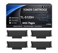 TL-5120H - Cartucho de tóner con chip compatible con Pantum TL5120 TL 5120H 5120 6000 páginas para BM5100FDN BM5100FDW BP5100DN BP5100DW BM5100ADN BM5100ADW Impresora