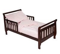 TL Care Minky Dot Chenille 4 Piece Toddler Bed Set, Pink by TL Care