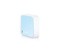 TP-Link TL-WR802N router inalámbrico Ethernet rápido Banda única (2,4 GHz) Azul, Blanco