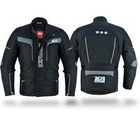 TLA EXPLORA Chaqueta de Moto 4 Estaciones con protecciones, forro desmontable, impermeable y transpirable. Tallas S-6XL para Hombre y Mujer. Ideal para Enduro, Adventure, Motos de Nieve, Quad, ATV.