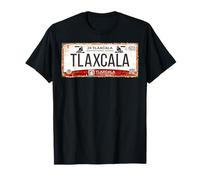 Tlaxcala México License Plate Mexican Travel Vacation Beach Camiseta
